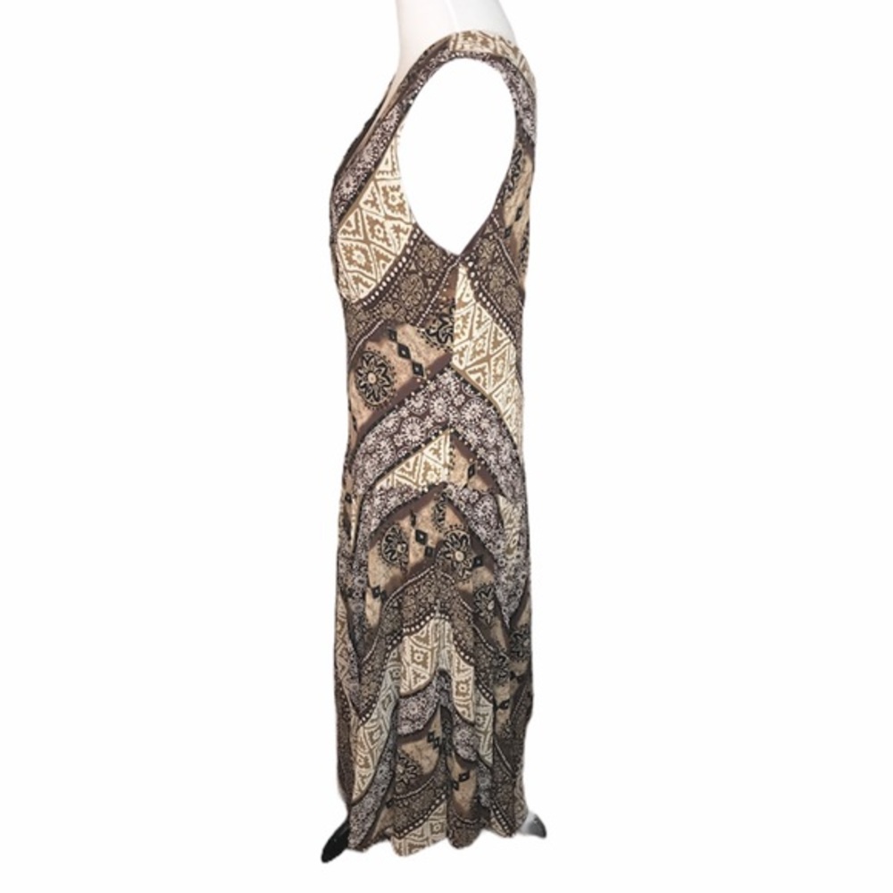 Rabbit Rabbit Rabbit Sleeveless Flare Dress, Brown - Picture 2 of 14